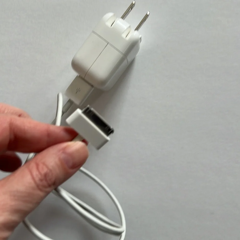 Vintage apple charging chord and power pak